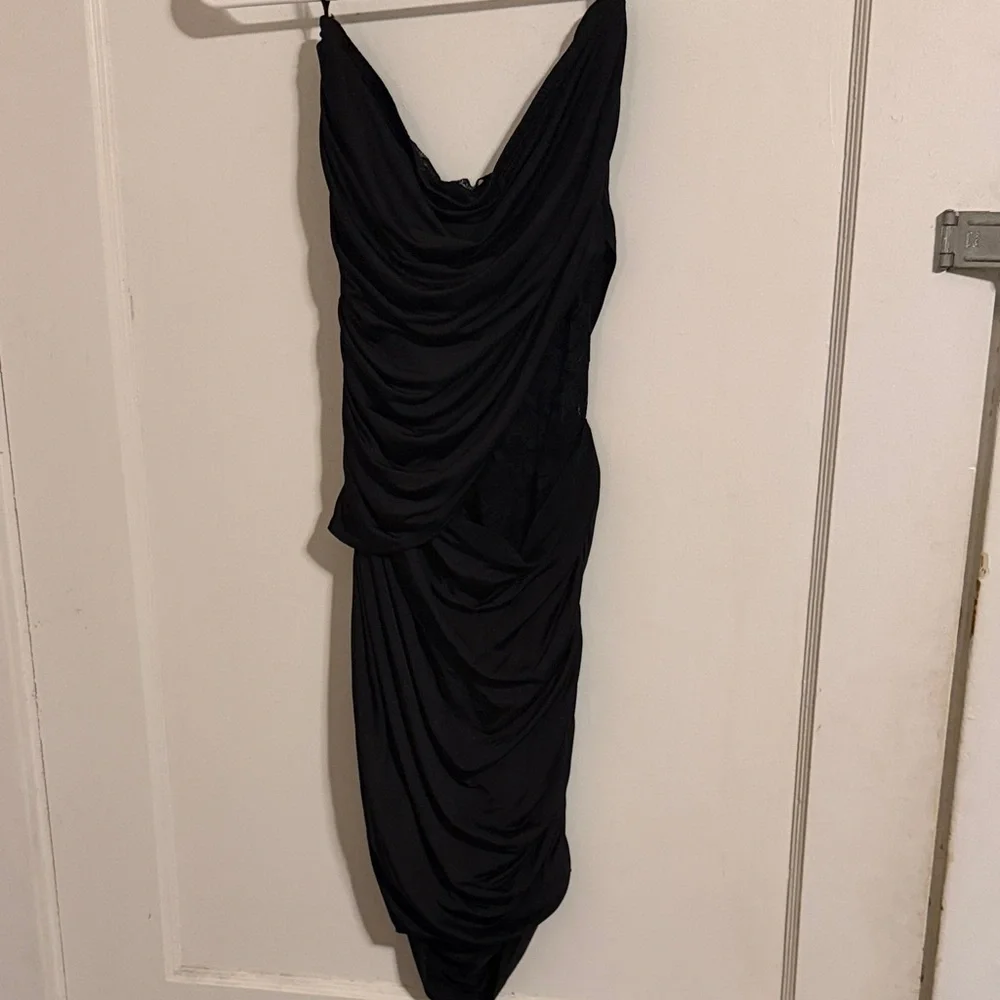 Body Central Elegant Black Strapless Dress - Picture 1 of 6